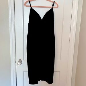NWT Little Black Midi Dress with Zipper